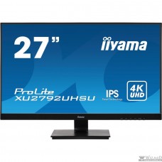 Iiyama 27'' XU2792UHSU-B1 {IPS 3840x2160 300cd 178/178 1000:1 4ms D-Sub DVI HDMI DisplayPort USB-Hub Tilt 2x2W}