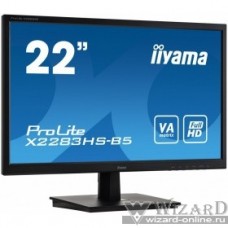 IIYAMA 21.5'' X2283HS-B5 {VA 1920х1080 250cd 178/178 3000:1 4ms D-Sub HDMI DisplayPort Tilt 2x1W Audioout}