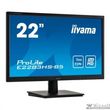 Iiyama 21.5'' E2283HS-B5 {TN 1920х1080 250cd 170/160 1000:1 80M:1 1ms D-Sub HDMI DisplayPort Tilt Speakers}