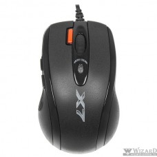 Мышь игровая A4Tech XL-750MK , черный , лазерная, 3600dpi , USB, 6 кнопок, RTL {20} [94403]