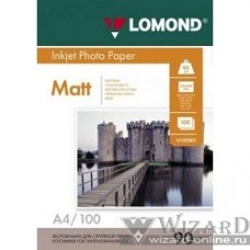 LOMOND 0102001 Матовая бумага 1х A4, 90г/м2, 100 листов