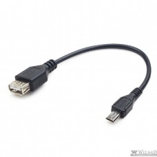 Cablexpert Кабель USB 2.0 OTG USBAF/MicroBM, 0.15м, удлиненный разъем micro USB - 9мм (A-OTG-AFBM-03)