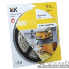 Iek LSR1-4-060-65-1-05 Лента LED 5м блистер LSR-3528Y60-4.8-IP65-12V IEK-eco желтый