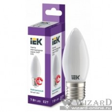 Iek LLF-C35-7-230-40-E27-FR Лампа LED C35 свеча матов. 7Вт 230В 4000К E27 серия 360°