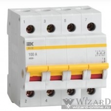 Iek MNV10-4-040 Выключатель нагрузки (мини-рубильник) ВН-32 4Р 40А ИЭК