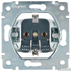 Legrand 775920 Розетка - Galea Life - немецкий стандарт - 2К+3 - автоматические клеммы