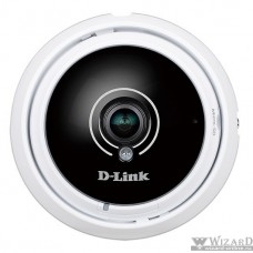 D-Link DCS-4622/UPA/B1A 3 Мп купольная сетевая камера с объективом Fisheye 360?, день/ночь, c ИК-подсветкой до 8 м, PoE, WDR и слотом для карты microSD