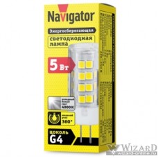 Navigator 61484 Светодиодная лампа NLL-P-G4-5-230-4K
