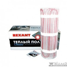 Rexant 51-0501-2 Тёплый пол (нагревательный мат) Classic RNX -0,5-75 (площадь 0,5 м2 (0,5 х 1,0 м)), 75 Вт двухжильный с экраном
