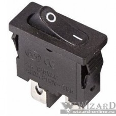 Rexant 36-2050 Выключатель клавишный 250V 6А (2с) ON-OFF черный Mini
