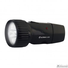 Ultraflash LED3850 (фонарь аккум.220В, черный, 5 LED, 1 x Ni-Cd, пластик, коробка)