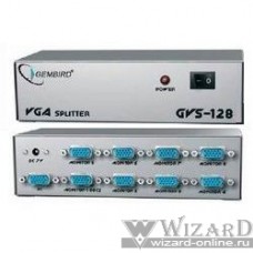 GVS128 Разветвитель сигнала VGA на 8 мониторов (Gembird/Cablexpert)