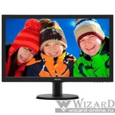 LCD PHILIPS 23.6" 243V5LHAB (00/01) Glossy-Black {TN LED 1920x1080 5ms 16:9 170°/160° 10M:1 250cd HDMI D-Sub DVI}