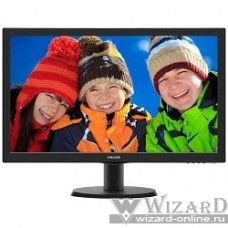LCD PHILIPS 23.6" 243V5QHSBA (00/01) черный {VA LED 1920x1080 8ms 16:9 250cd 178гр/178гр D-Sub DVI HDMI}
