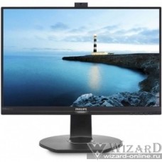 LCD PHILIPS 23.8" 241B7QPJKEB/00 Black {IPS, LED, 1920x1080, 5 ms, 178°/178°, 250 cd/m, 20M:1, +HDMI, +DisplayPort, +USB, +WEB-Cam 2.0 mpx, +MM}