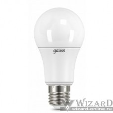 GAUSS 102502112 Светодиодная лампа LED A60 шар 12W E27 1150lm 3000K 1/10/50