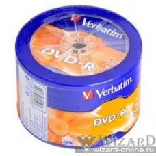 Verbatim Диски DVD-R 4.7Gb 16-х, 50шт. Shrink (43731)