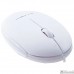 SolarBox X06 White USB Travel Optical Mouse, 1000DPI, ноутбучная, убирающийся кабель, прорезиненная поверхность