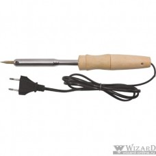 КУРС Паяльник 220 В, деревянная ручка, скошенное жало D=4,8 мм, 40 Вт [60485]