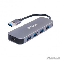 D-Link DUB-1340/D1A Концентратор с 4 портами USB 3.0 (1 порт с поддержкой режима быстрой зарядки)