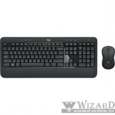 920-008686 Logitech Комплект MK540 Advanced, USB, беспроводной, черный [клавиатура+мышь]