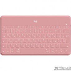 920-010122 Logitech Клавиатура Keys-To-Go механическая розовый USB беспроводная BT Multimedia for gamer