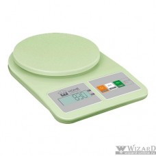 Весы кухонные Home-Element HE-SC930, пластик, 7 кг, белый/зелёный