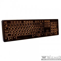 Dialog Katana Клавиатура KK-ML17U BLACK - Multimedia, с янтарной подсветкой клавиш, USB, черная
