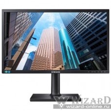 LCD Samsung 24" S24E650DW черный {PLS LED 1920x1200 16:10 250cd 178гр/178гр D-Sub DVI DisplayPort}