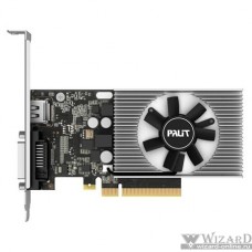 Palit PCI-E PA-GT1030 2GD4 nVidia GeForce GT 1030 2048Mb 64bit DDR4 1151/2100 DVIx1/HDMIx1/HDCP Ret low profile NEC103000646-1082F
