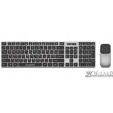 Клавиатура + мышь беспроводная Sven KB-C3000W серый (109 кл.+12Fn, 1000DPI, 4+1 кл.)