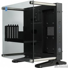 Case Tt Core P1 [CA-1H9-00T1WN-00] mITX/ Wall Mount/ black / no PSU / Tempered Glass