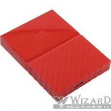 WD Portable HDD 1Tb My Passport WDBBEX0010BRD-EEUE {USB3.0, 2.5", red}