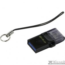 Kingston USB Drive 64GB DataTraveler microDuo 3G, USB 3.1/microUSB OTG DTDUO3G2/64GB