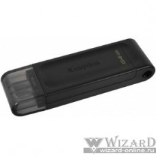 Флеш Диск Kingston 64Gb DataTraveler 70 DT70/64GB USB3.0 черный