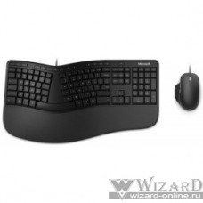 Microsoft Клавиатура + мышь Ergonomic Keyboard Kili & Mouse LionRock 4 Busines клав:черный мышь:черный USB б [RJY-00011]