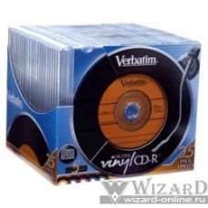 43426 Диски CD-R Verbatim VINIL, 700Mb 80 min, 48-X/52-X (Slim Case, 10 шт.)