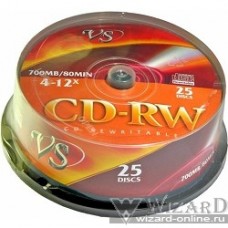 VS CD-RW 80 4-12x CB/25